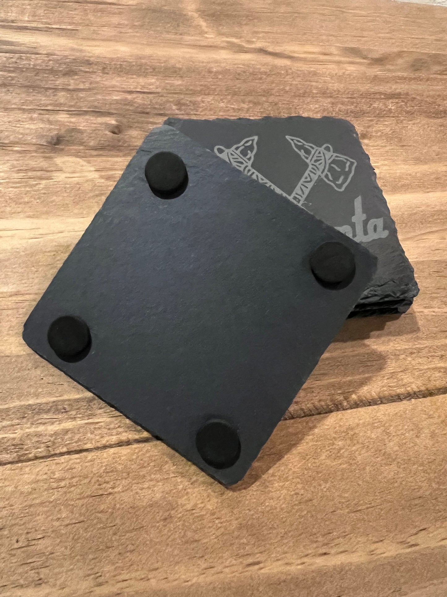 Atlanta Braves - 4 Pack Slate Coasters Set